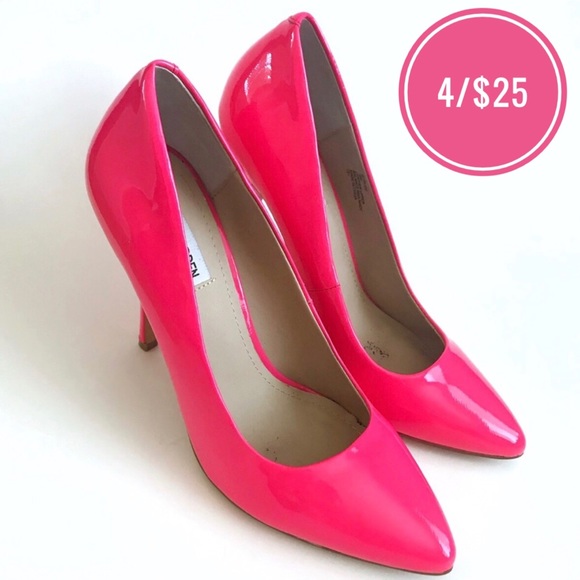 Steve Madden Shoes - Steve Madden Patent Leather Pink Pump Heels